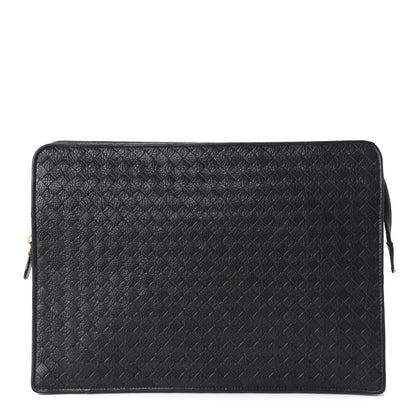 Bottega Veneta Cervo Intrecciato Document Case Black 1 of 10