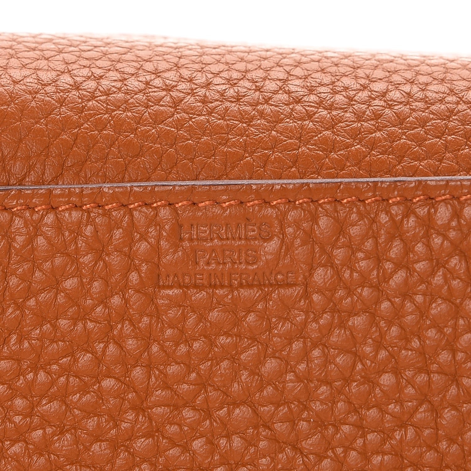 Hermes Taurillon Clemence Mises et Relances Playing Cards Holder Potiron 6 of 6