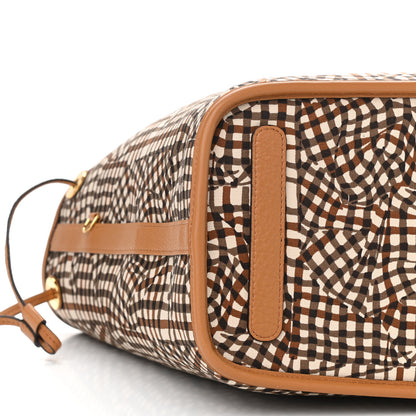 MCM Visetos Medium Liz Reversible Shopper Tote Cognac 14 of 16