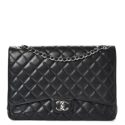 Chanel Caviar Quilted Maxi Double Flap Black 1 of 11