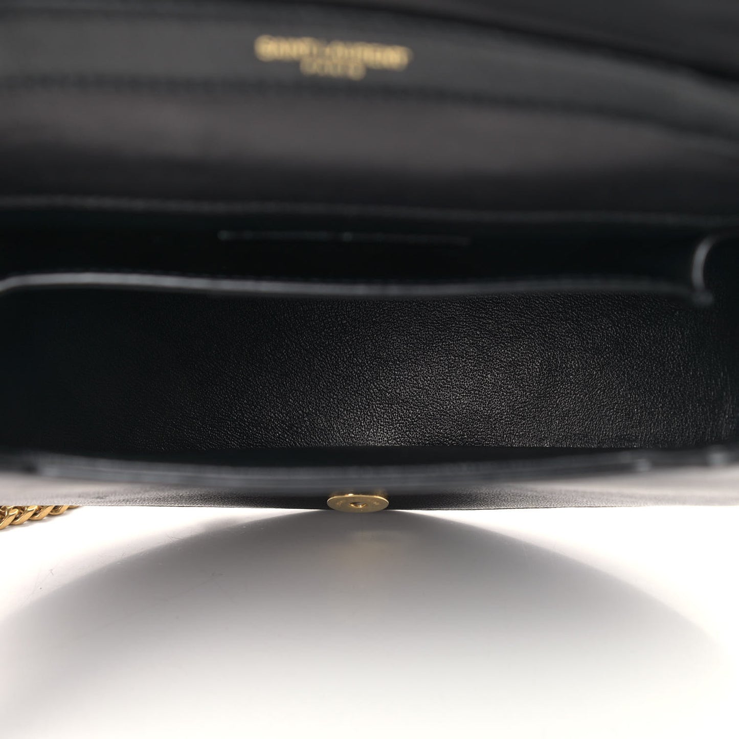 Lambskin Chrissie Chain Shoulder Bag Black