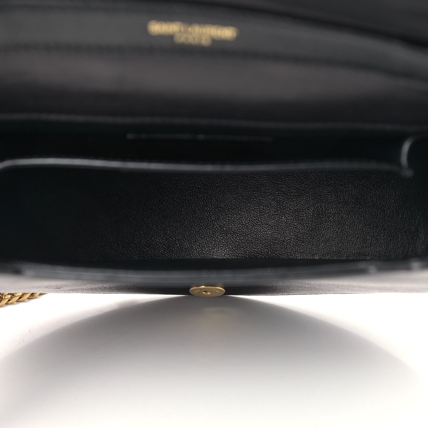 Saint Laurent Lambskin Chrissie Chain Shoulder Bag Black 5 of 12