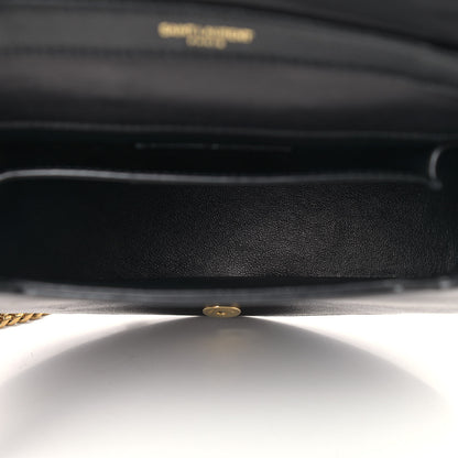 Saint Laurent Lambskin Chrissie Chain Shoulder Bag Black 5 of 12