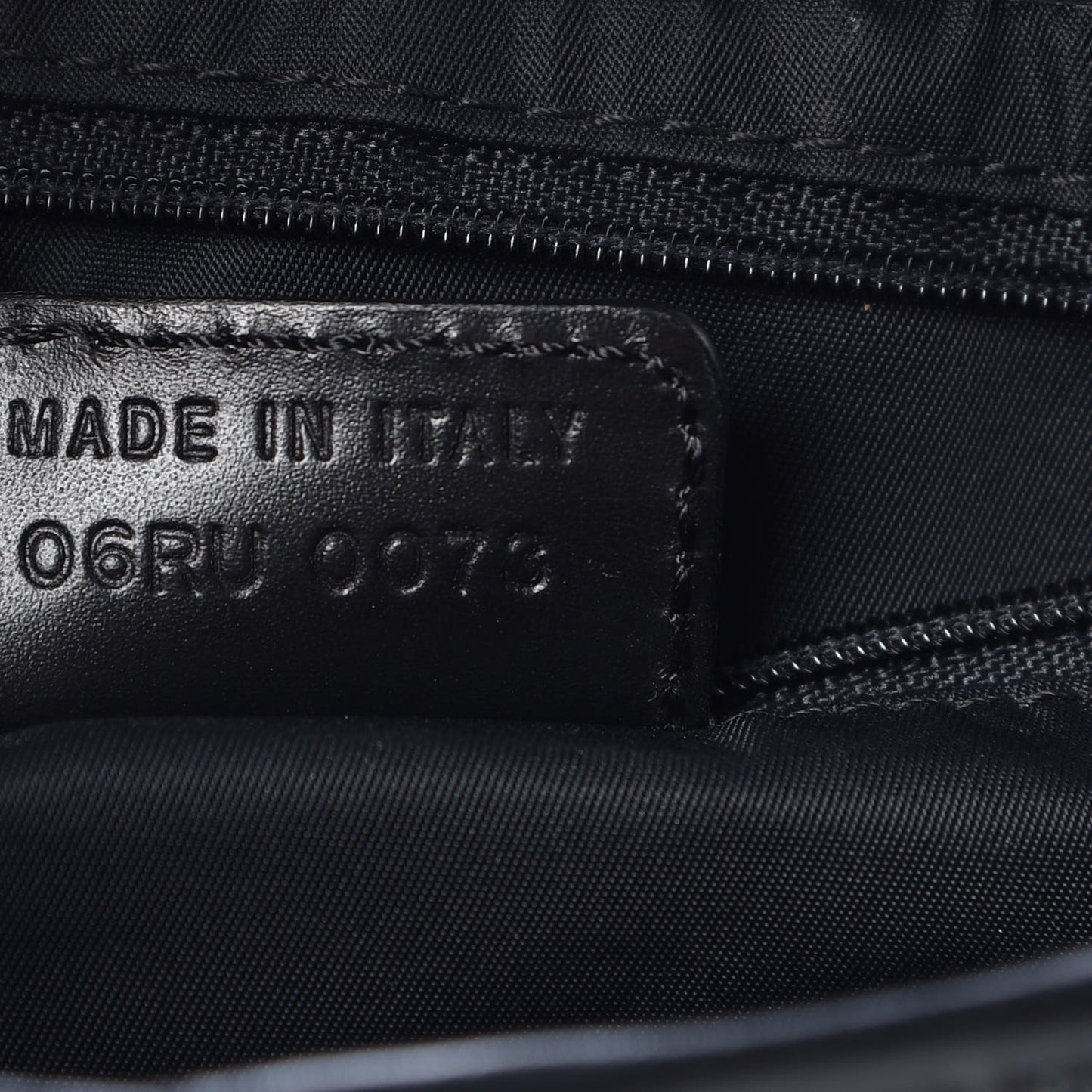 Monogram Saddle Bag Black