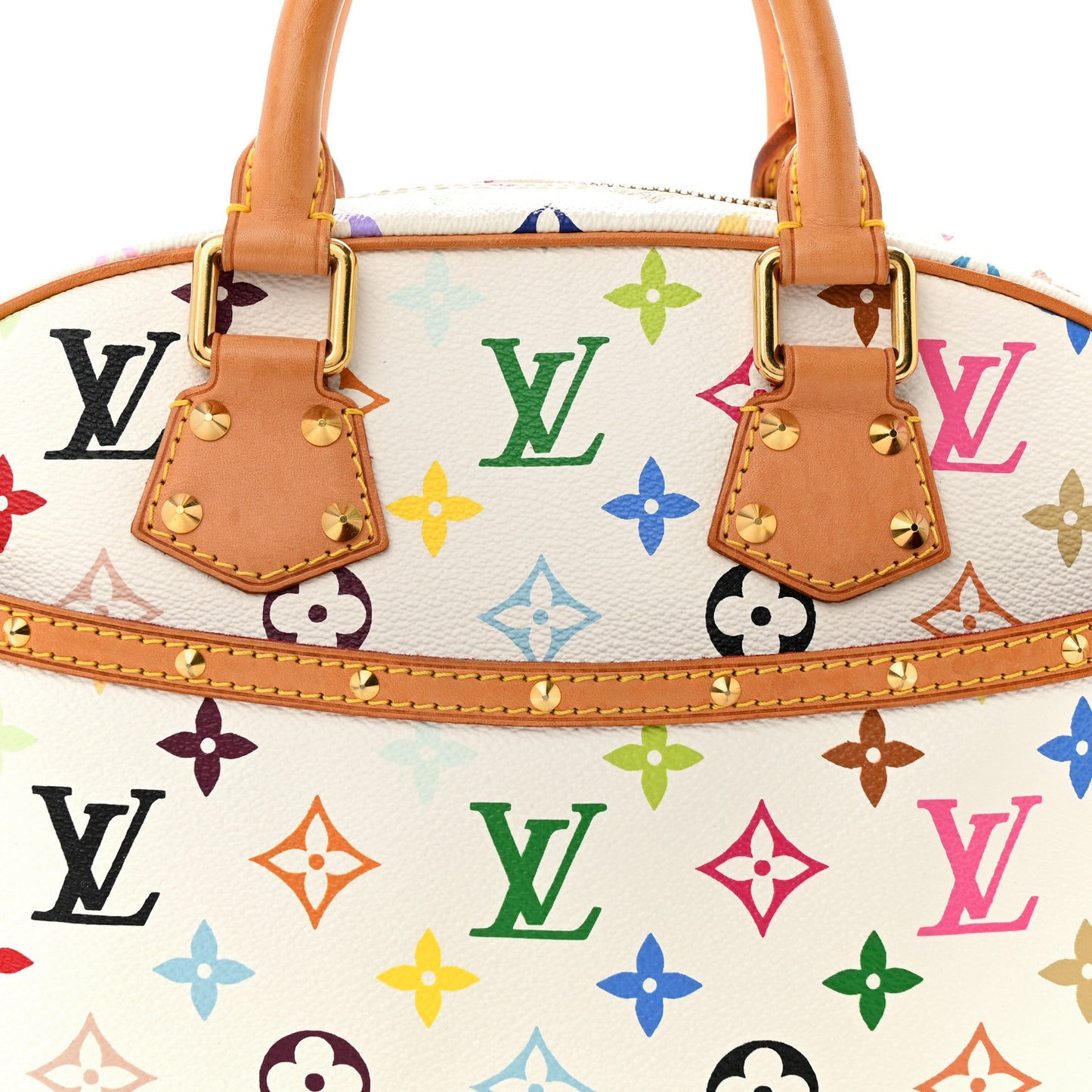 Monogram Multicolor Trouville White