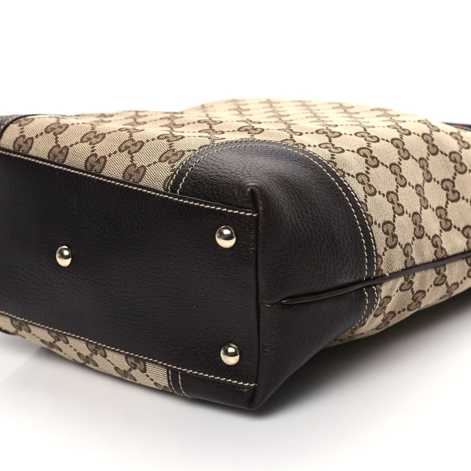 Gucci Monogram Medium Princy Tote Dark Brown 10 of 10