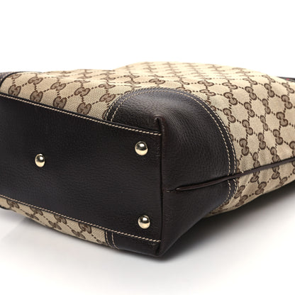 Gucci Monogram Medium Princy Tote Dark Brown 10 of 10