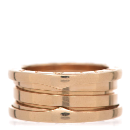 Bulgari 18K Yellow Gold B.Zero1 Three-Band Ring 51 5.75 1 of 5
