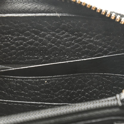 Gucci Pebbled Calfskin Soho Zip Around Wallet Black 7 of 7