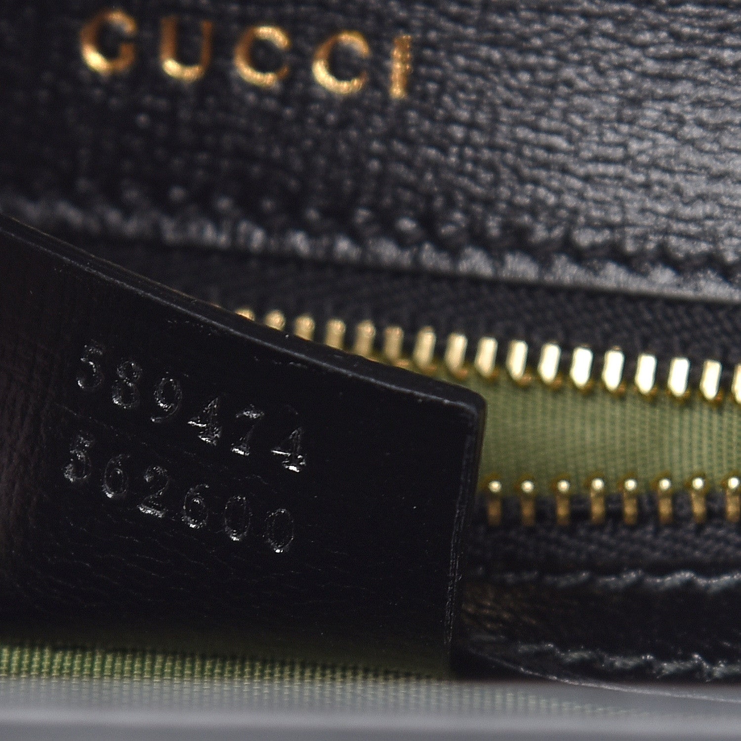 Gucci Textured Calfskin Small Torchon GG Ring Shoulder Bag Black 7 of 11