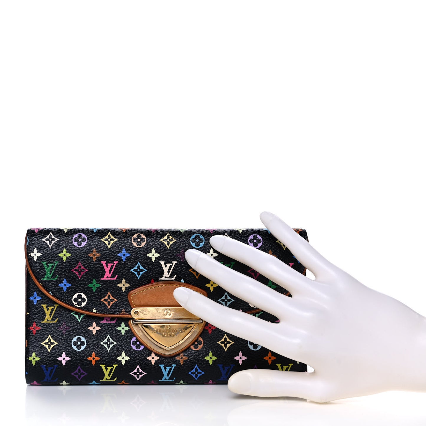 Monogram Multicolor Eugenie Wallet Black Grenade