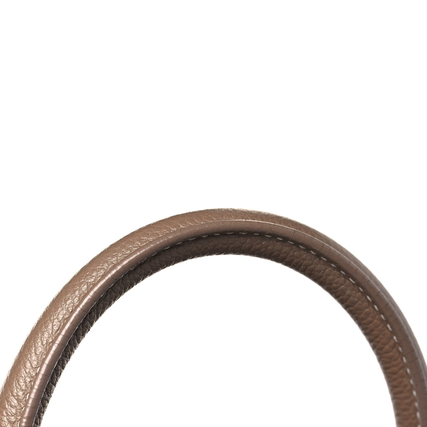 Saint Laurent Grained Calfskin Topstitch Small Classic Sac De Jour Taupe 17 of 22