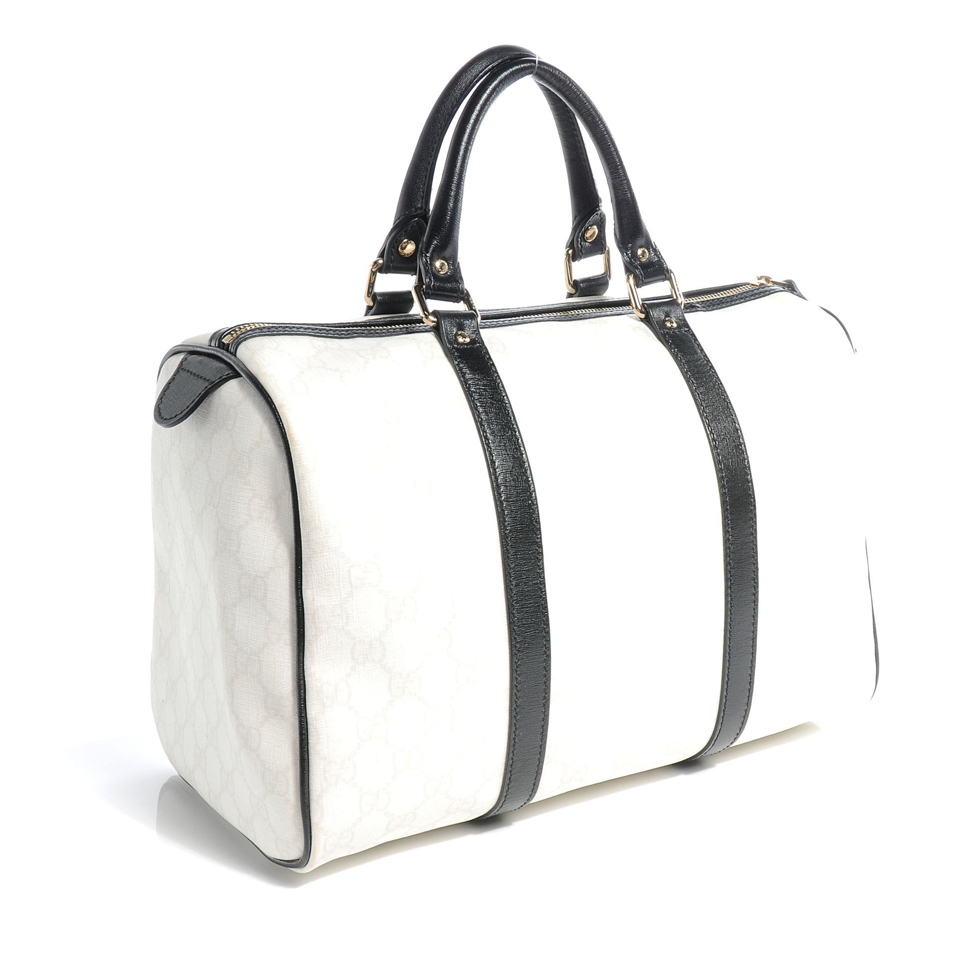 Gucci Monogram Medium Joy Boston Black Trim 3 of 8