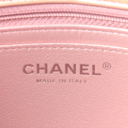 Chanel Iridescent Calfskin Quilted Mini Rectangular Flap Pink 6 of 9