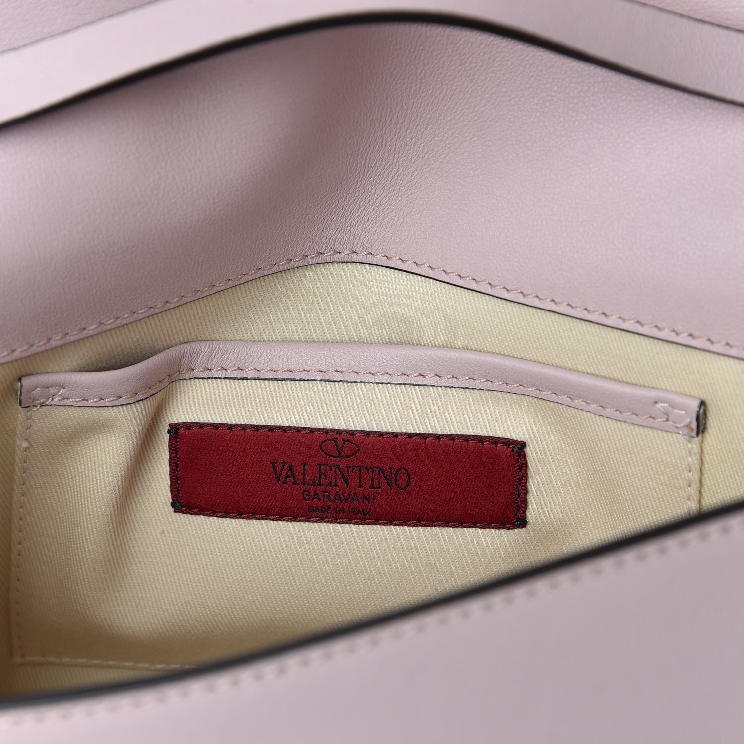 Valentino Garavani Vitello Medium Rockstud Flip Lock Crossbody Bag Poudre 8 of 9