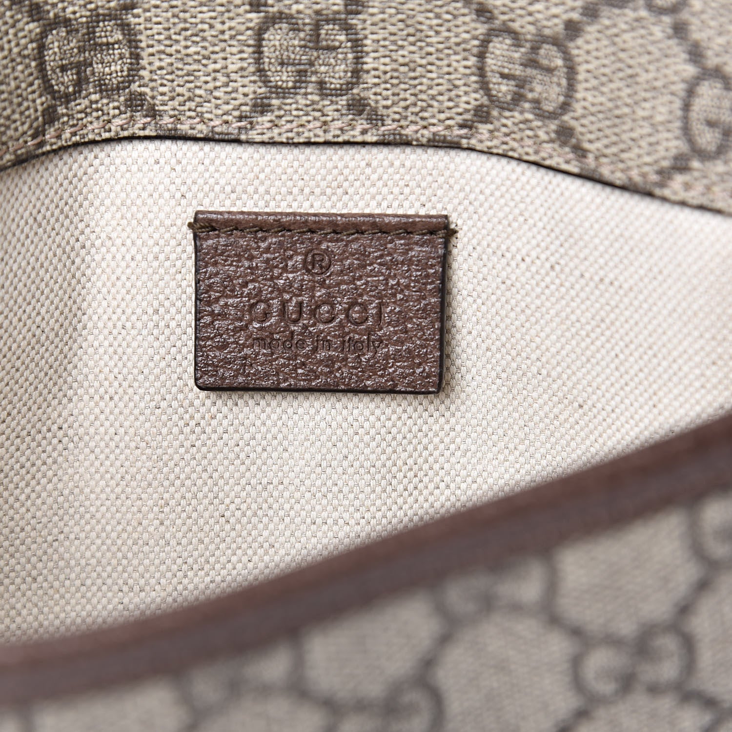 Gucci GG Supreme Monogram Neo Vintage Web Belt Bag Brown 6 of 10