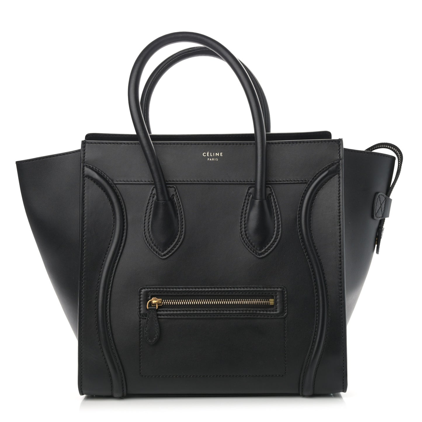 Smooth Calfskin Mini Luggage Black