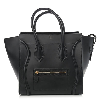 Celine Smooth Calfskin Mini Luggage Black 1 of 9