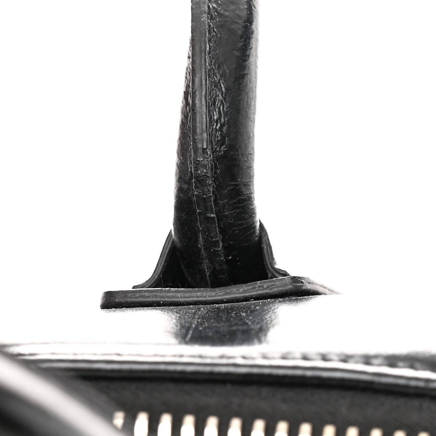 Shiny Lord Calfskin Medium Antigona Black