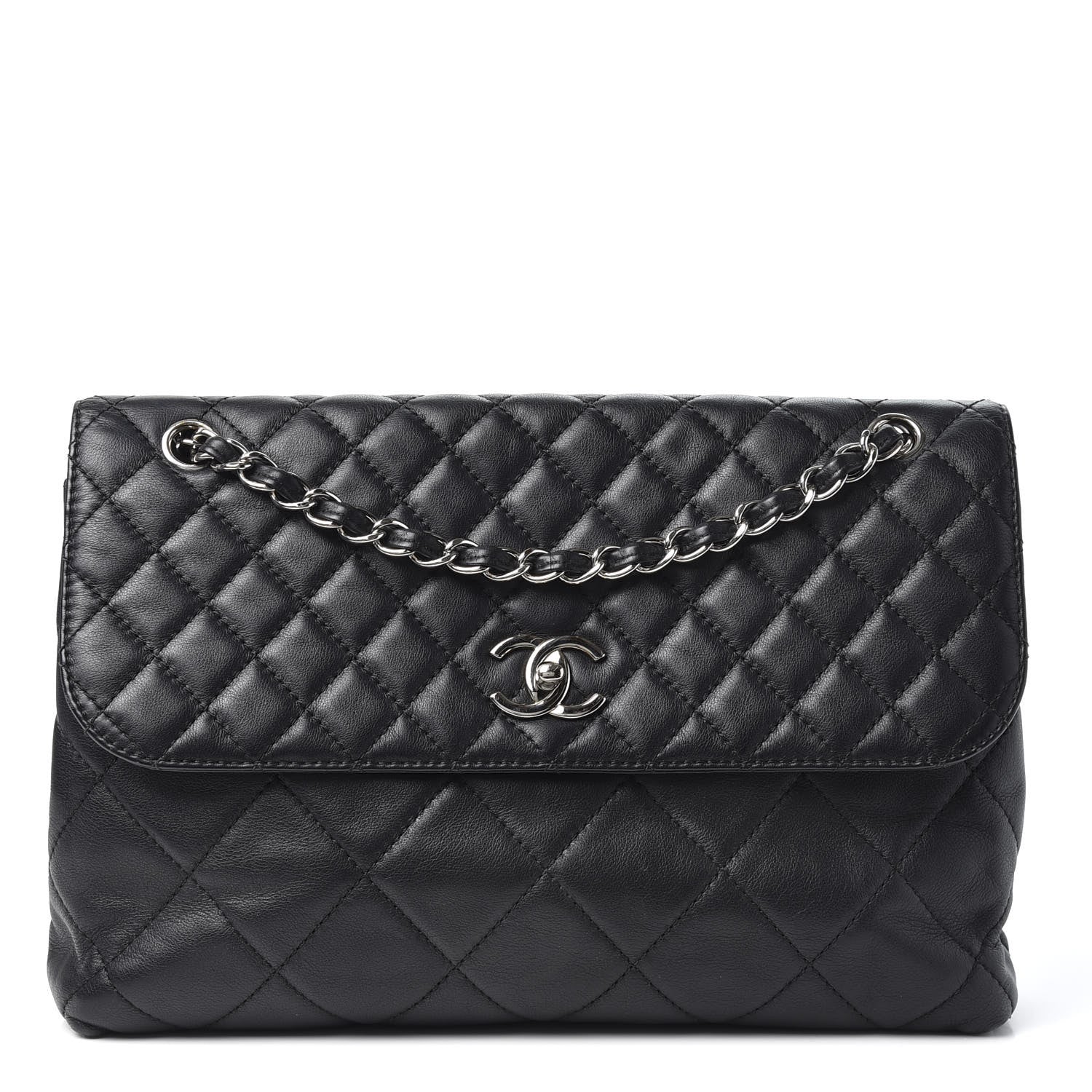 Chanel Calfskin Quilted In The Business Flap Bag Black 1 of 10