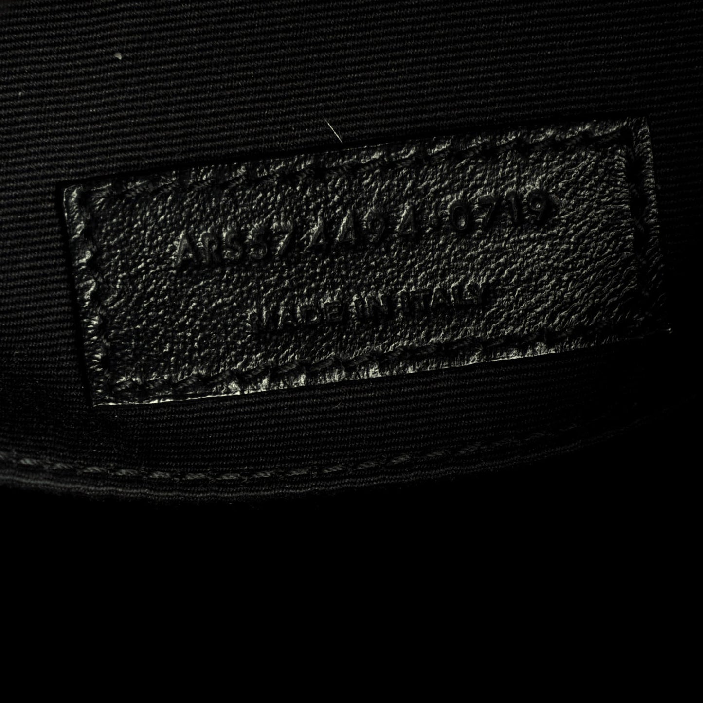 Calfskin Matelasse Monogram Lou Camera Bag Black