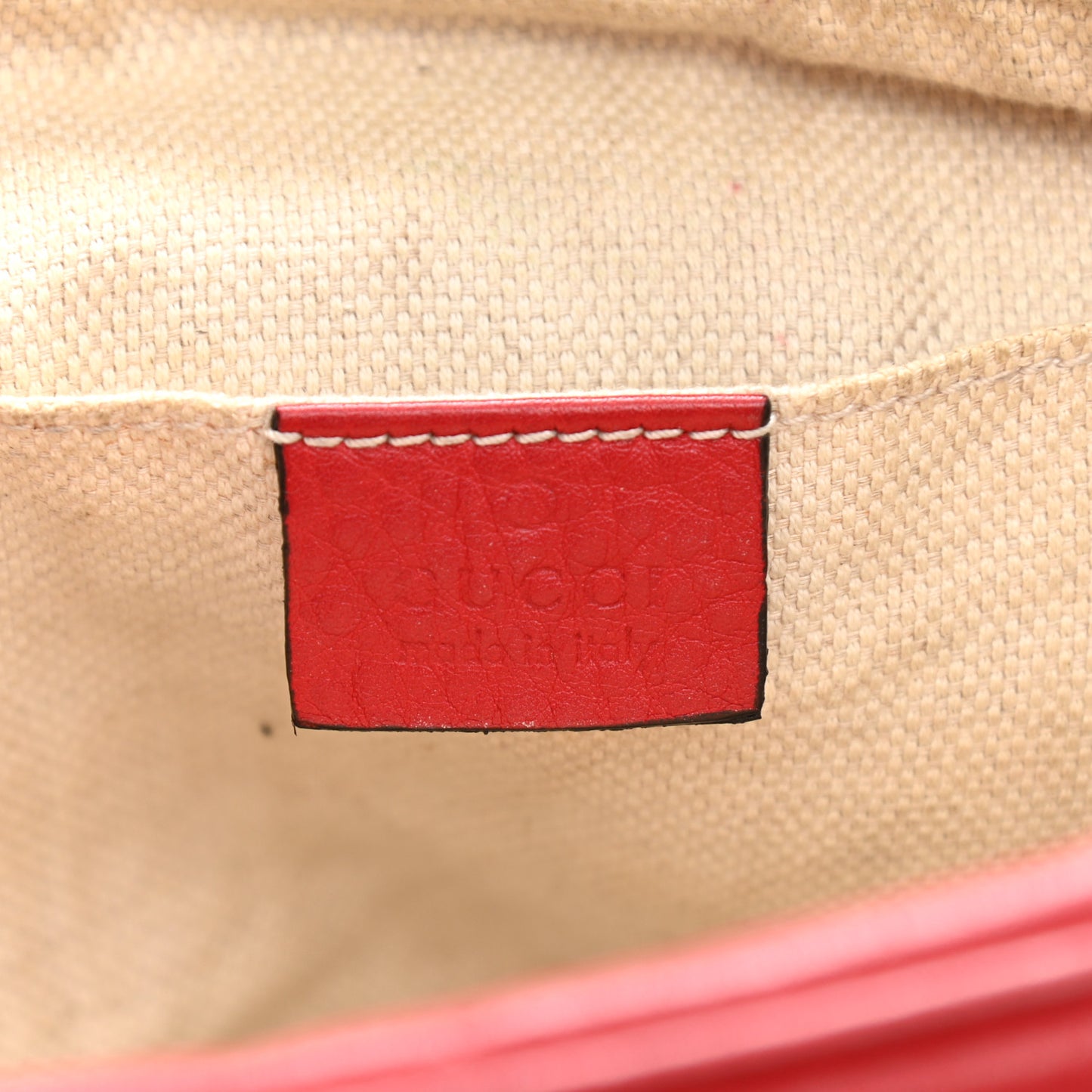 Pebbled Calfskin Small Soho Disco Bag Tabasco Red