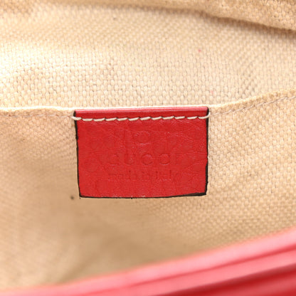 Gucci Pebbled Calfskin Small Soho Disco Bag Tabasco Red 6 of 18