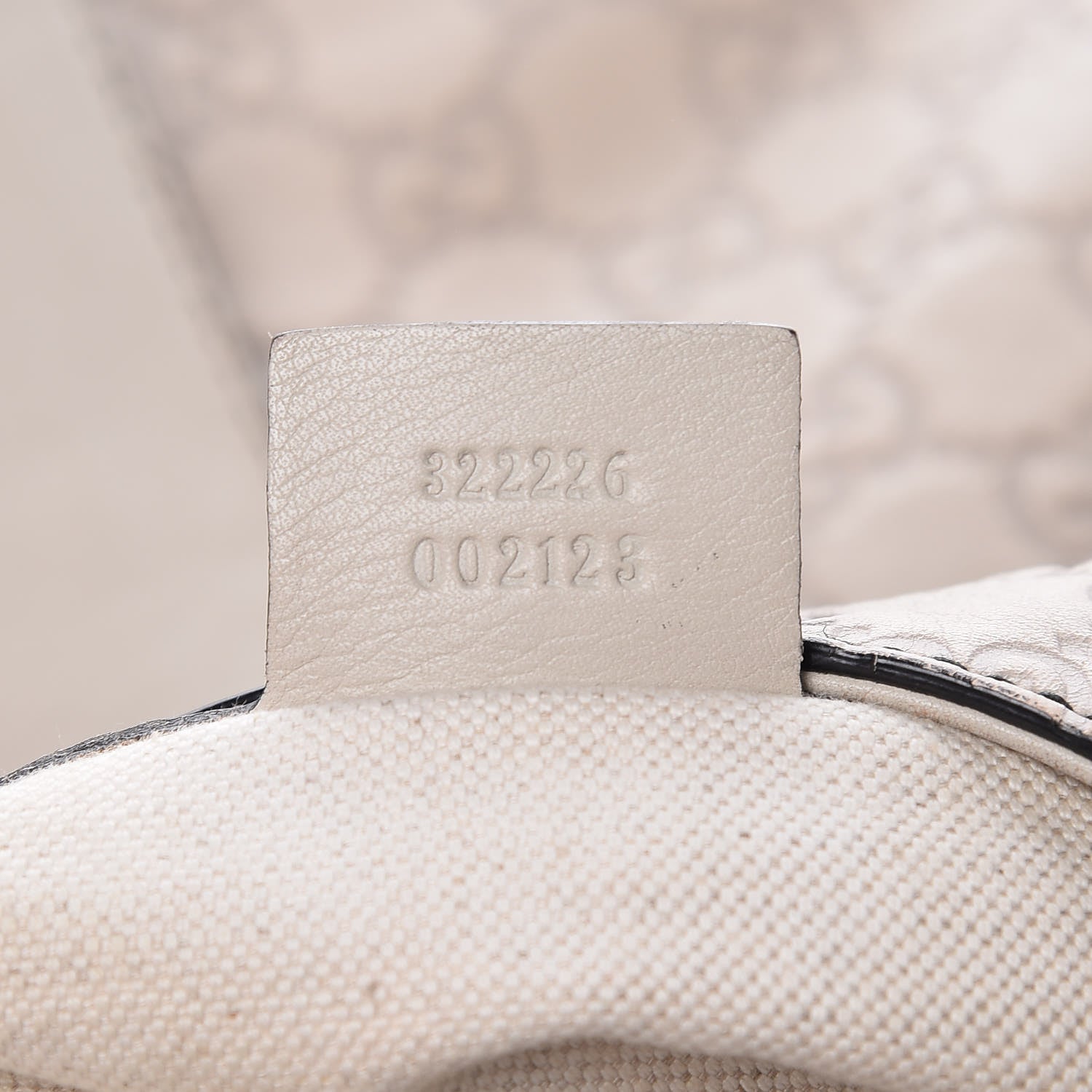 Gucci Guccissima Signature Medium Emily Hobo Mystic White 7 of 11