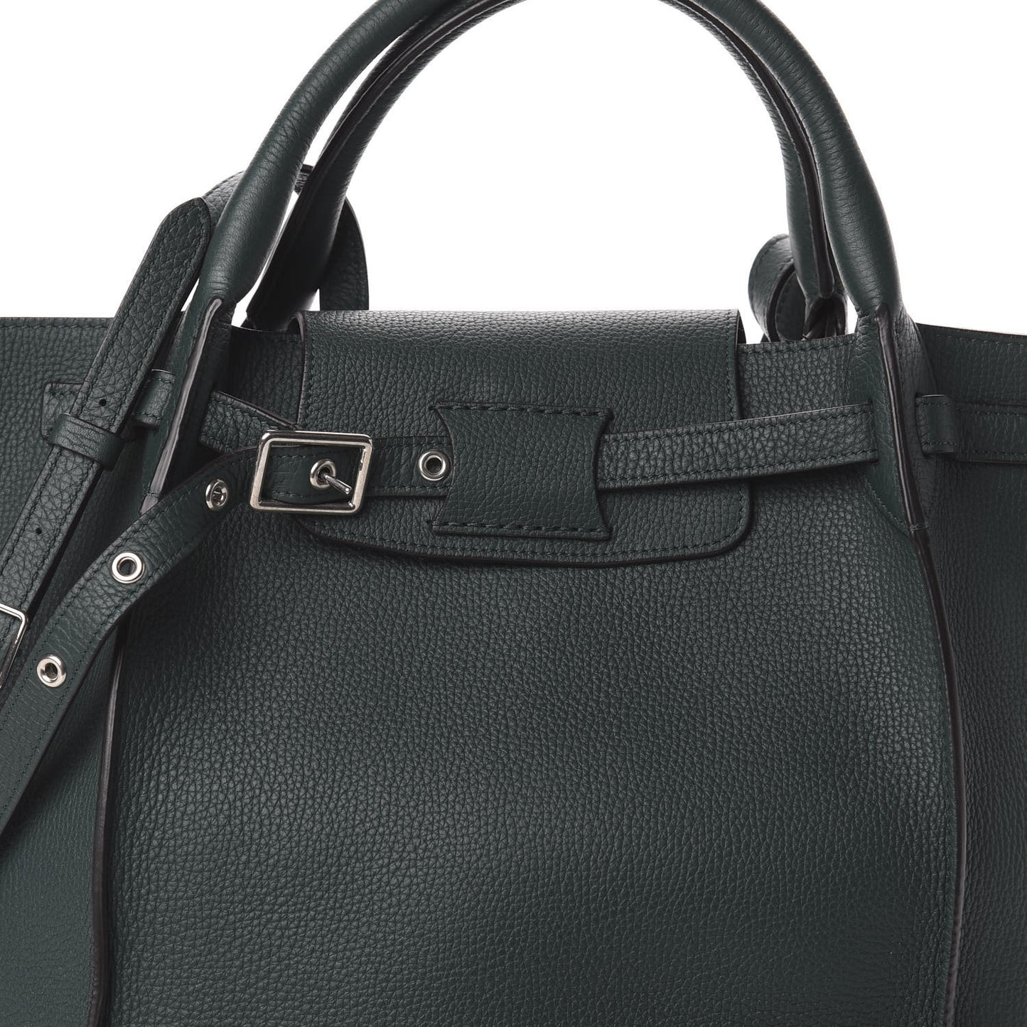 Supple Grained Calfskin Small Big Bag Amazone