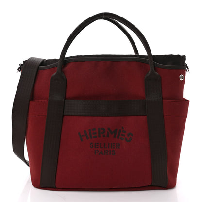 Hermes Canvas The Grooming Bag 1 of 10