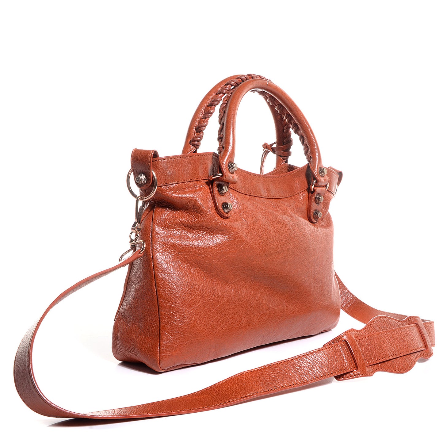 Agneau Giant 12 Rose Gold Hardware Town Orange Brûlée