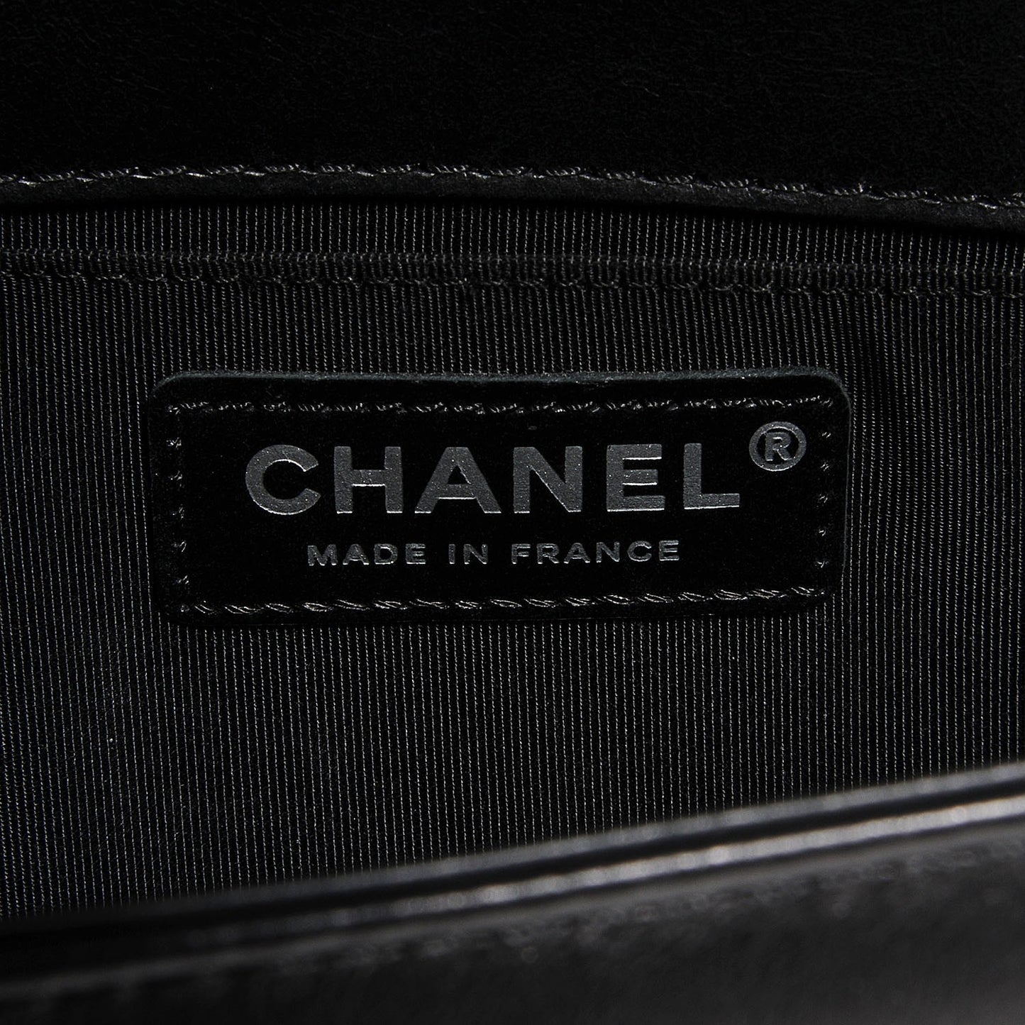 Calfskin Quilted Medium Top Handle Boy Flap Black