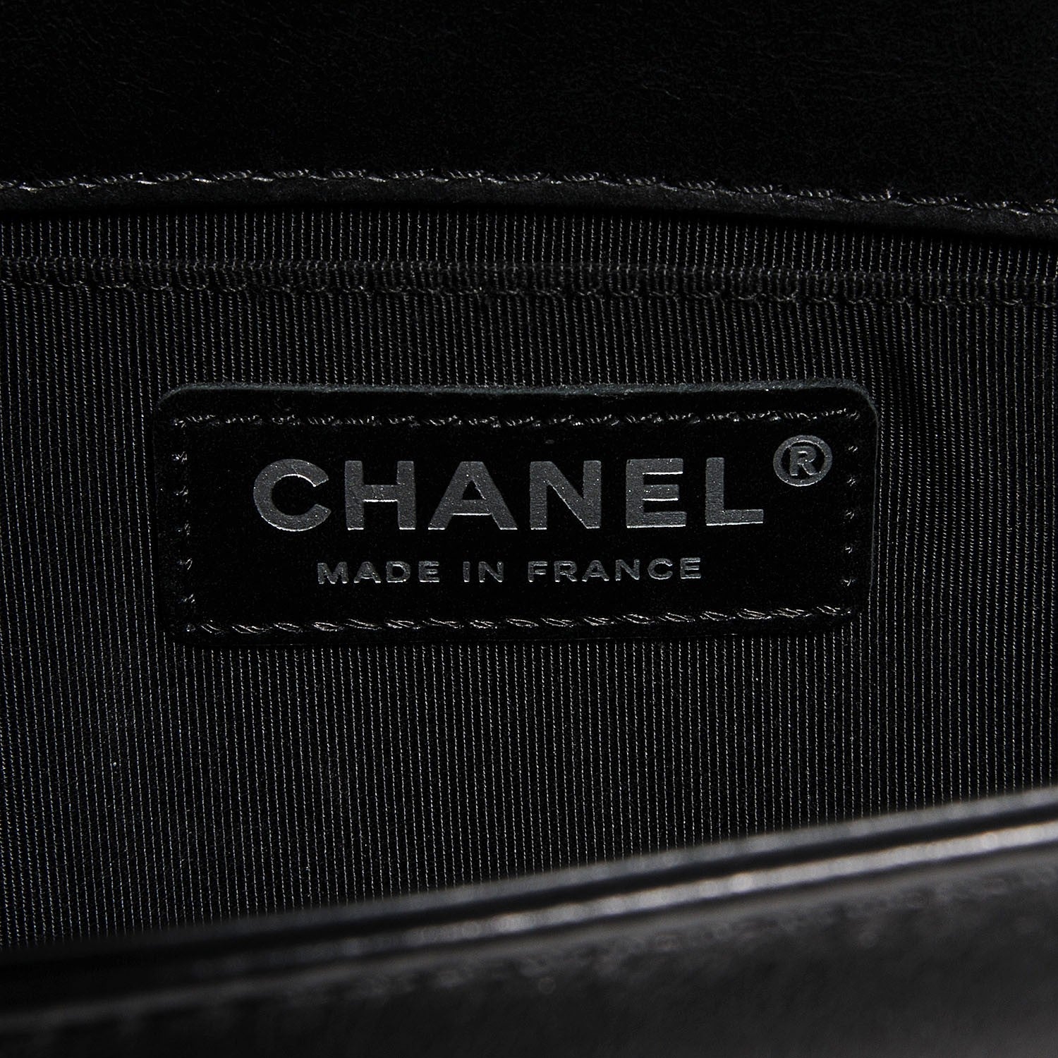 Chanel Calfskin Quilted Medium Top Handle Boy Flap Black 7 of 9