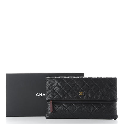 Chanel Caviar Quilted CC Beauty Clutch Black 7 of 8