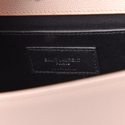 Saint Laurent Grain De Poudre Medium Classic Monogram Kate Satchel Marble Pink 6 of 11