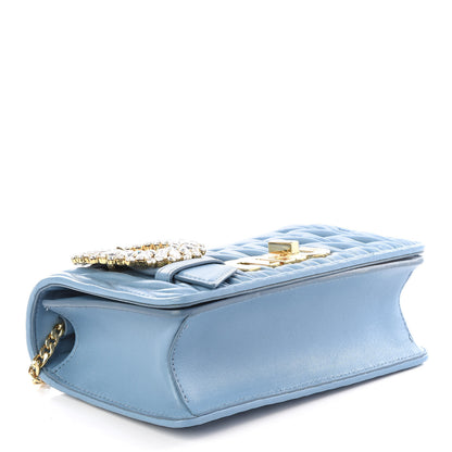 Miu Miu Matelasse Crystal Embellished Shoulder Bag Astrale 3 of 8