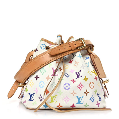 Louis Vuitton Monogram Multicolor Petit Noe White 1 of 9