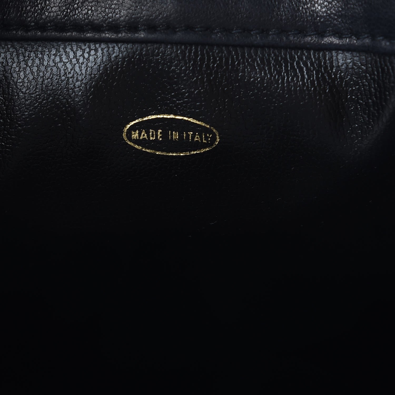 Chanel Lambskin Quilted Drawstring Backpack Black 7 of 11