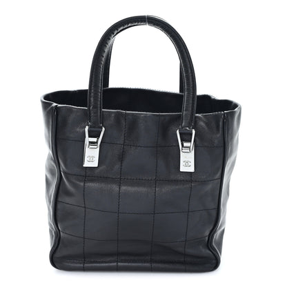 Chanel Lambskin Square Stitched Tote Black 1 of 10