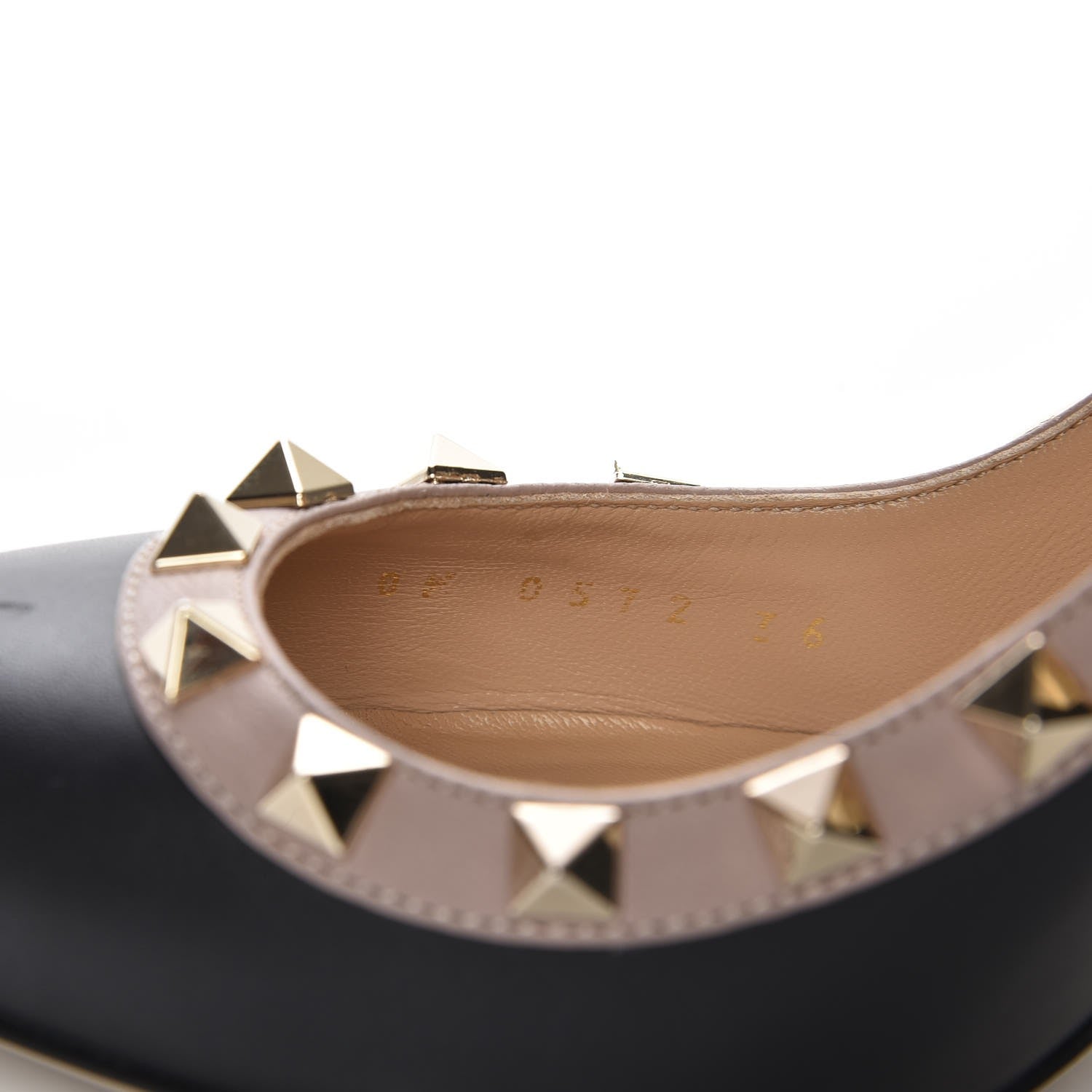 Valentino Garavani Nappa Rockstud 100mm Pumps 36 Black Poudre 8 of 10