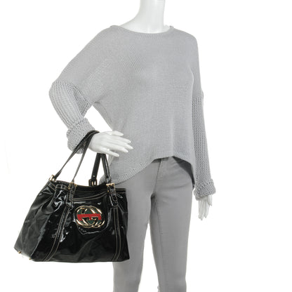 Gucci Dialux Medium Britt Tote Black 2 of 8