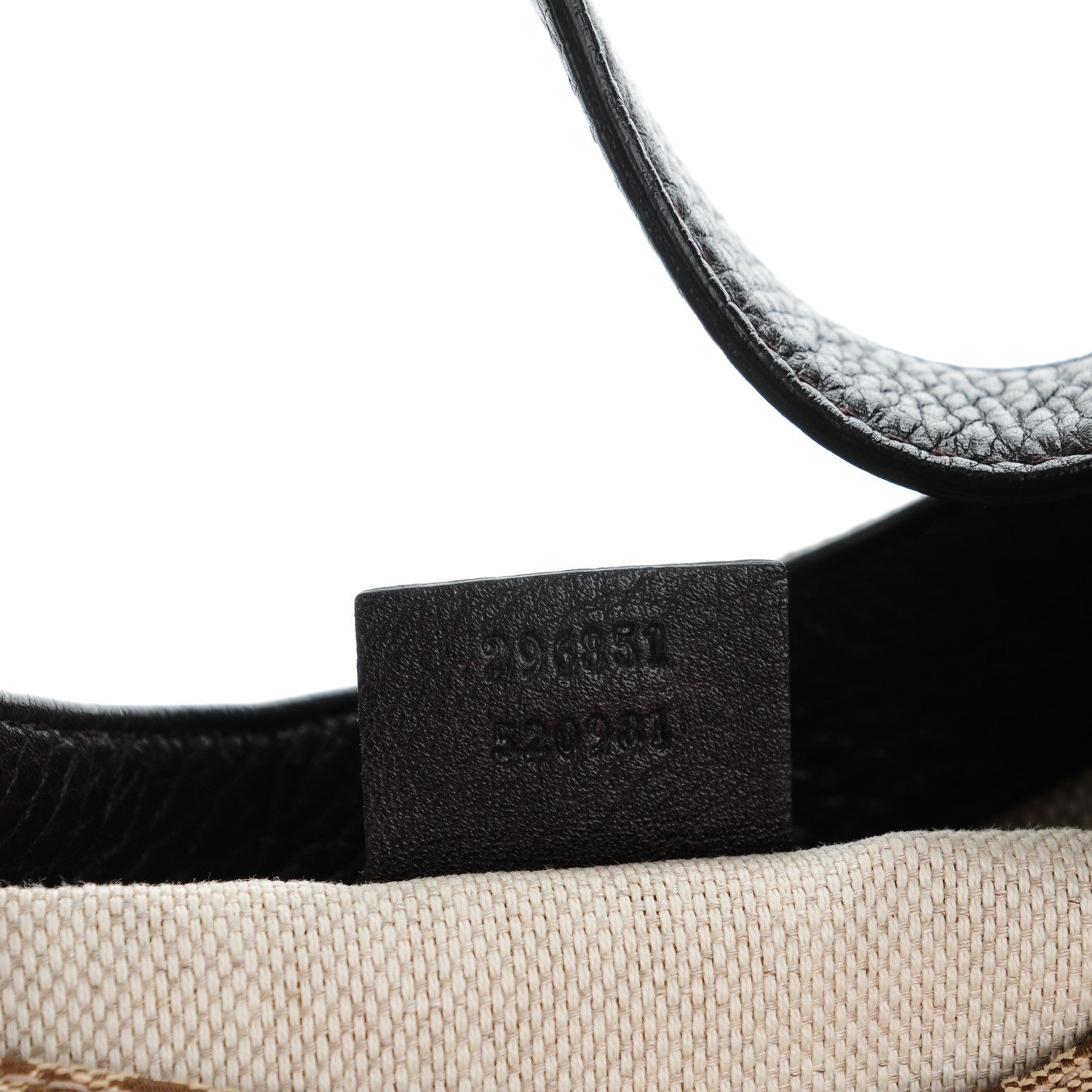 Gucci Monogram Web Medium Dressage Hobo Dark Brown 7 of 7