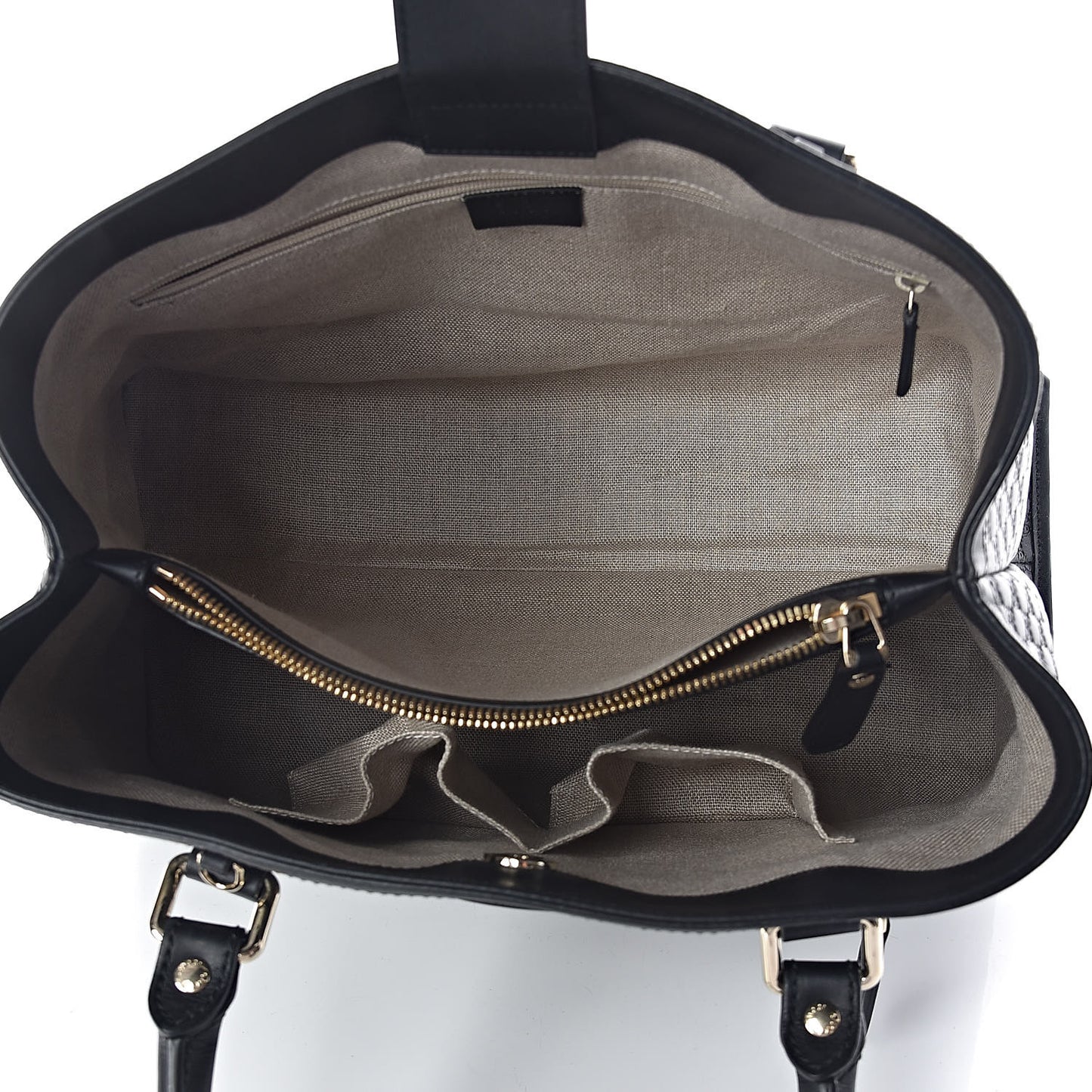 Soft Microguccissima Medium Tote Black