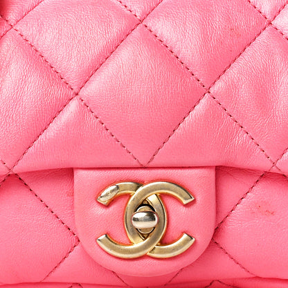 Chanel Lambskin Quilted Mini Funky Town Flap Pink 9 of 12