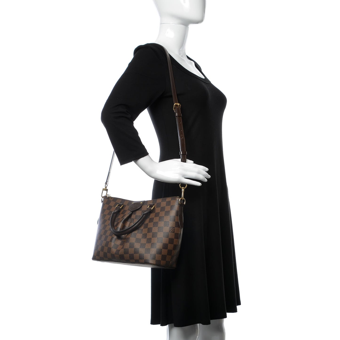 Damier Ebene Siena PM