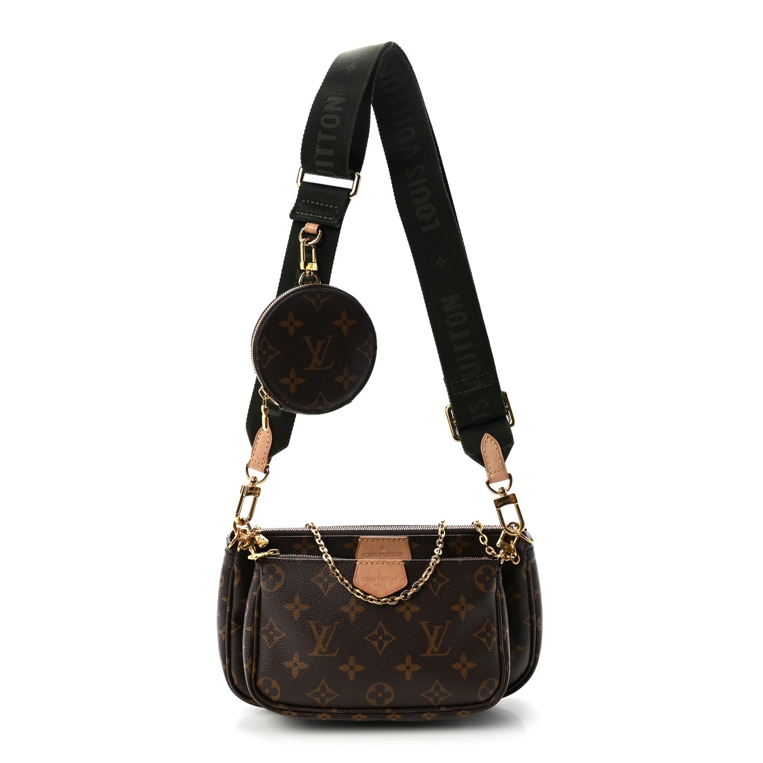 Louis Vuitton Monogram Multi Pochette Accessories Kaki 1 of 11