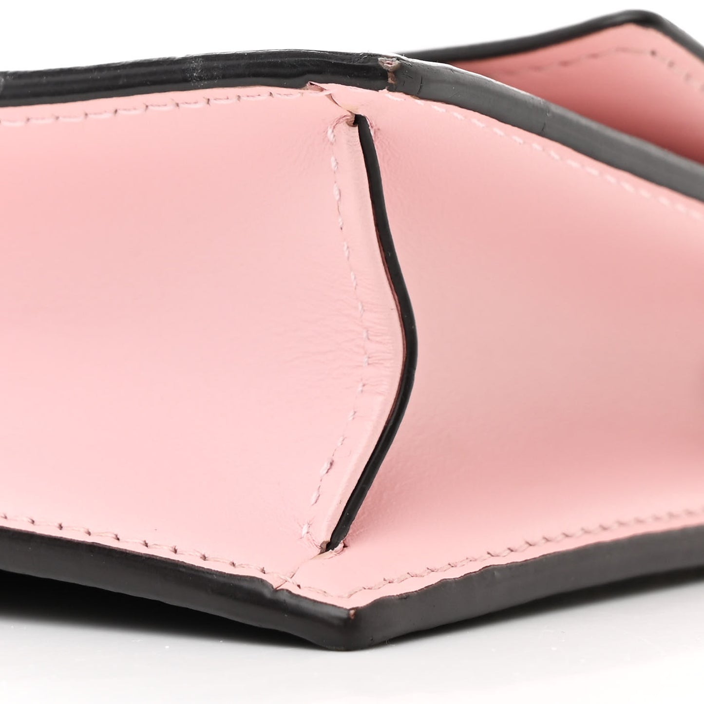 Monogram Flore Chain Wallet Rose Ballerine