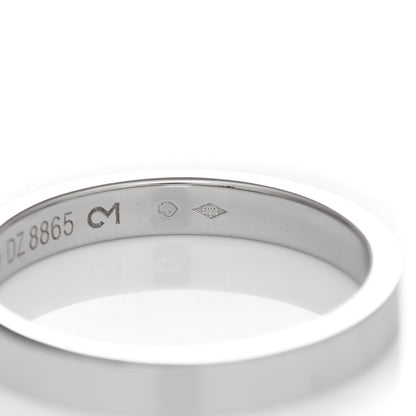 Cartier Platinum 3mm C De Cartier Wedding Band 58 8.5 6 of 6