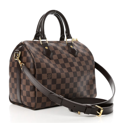 Louis Vuitton Damier Ebene Speedy Bandouliere 25 3 of 10