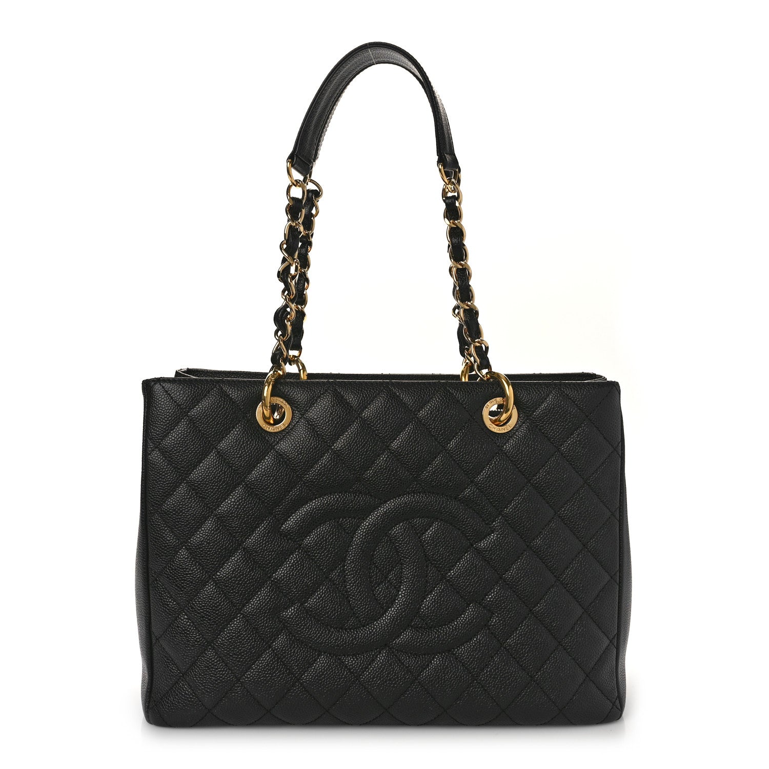 Chanel Caviar Quilted Grand Shopping Tote GST Black 1 of 11